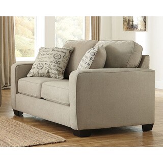 Shop Alenya Charcoal Modern Loveseat - Overstock - 9037402