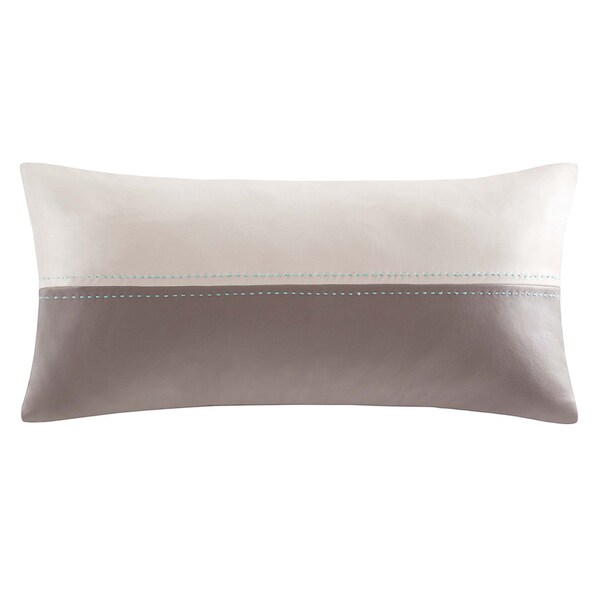 Shop Echo Design Status Oblong Twotone Throw Pillow Free Shipping On