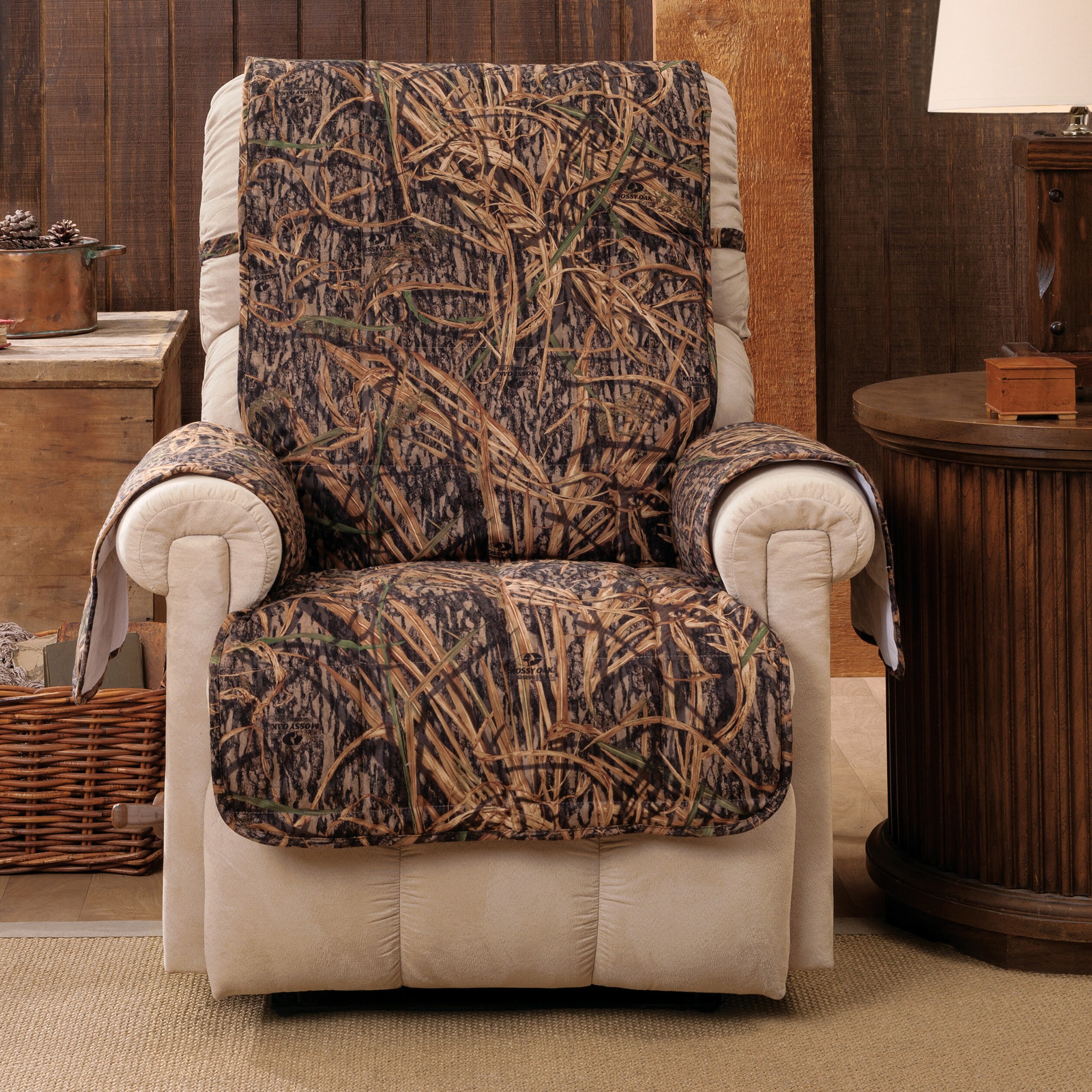 mossy oak recliner covers