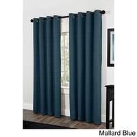 Buy Blue Silk Grommet Curtains Drapes Online At Overstock