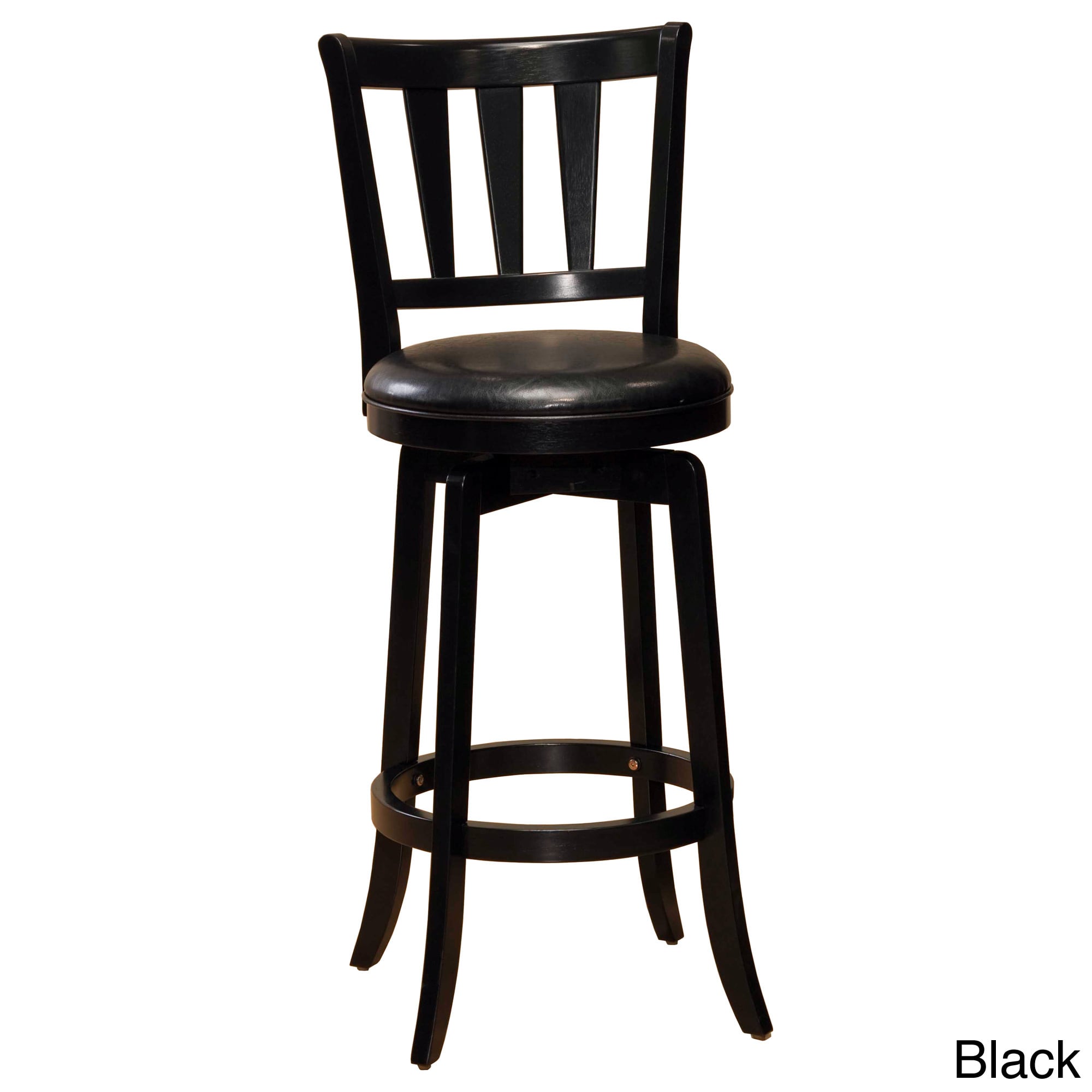 Presque Isle Wood And Vinyl Stool