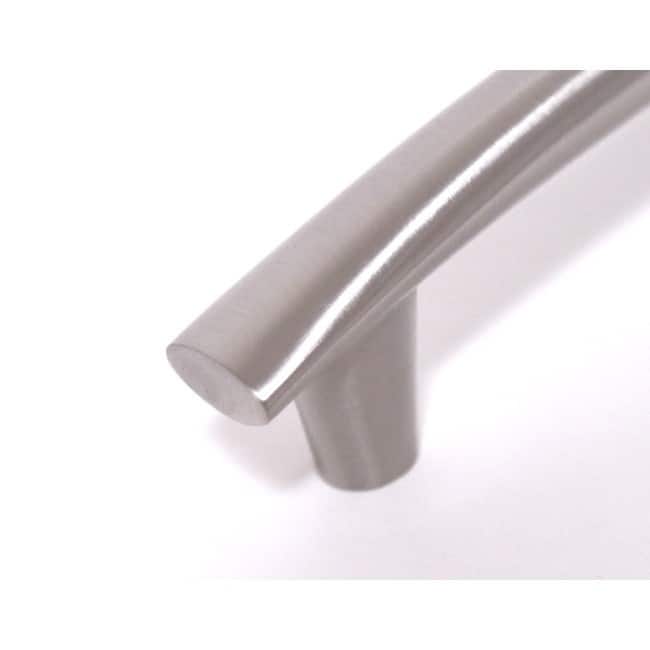 Contemporary Round Arch Design Stainless Steel Finish 6.5-inch Cabinet Bar Pull Handle (Pack of 5)