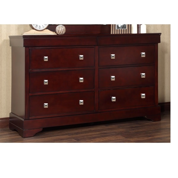 Newberry Cappuccino 6 drawer Dresser