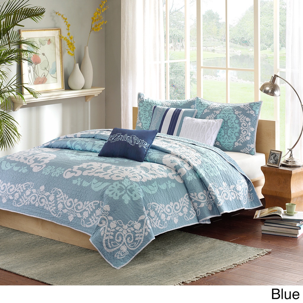 Madison Park Leila 6 piece Coverlet Set