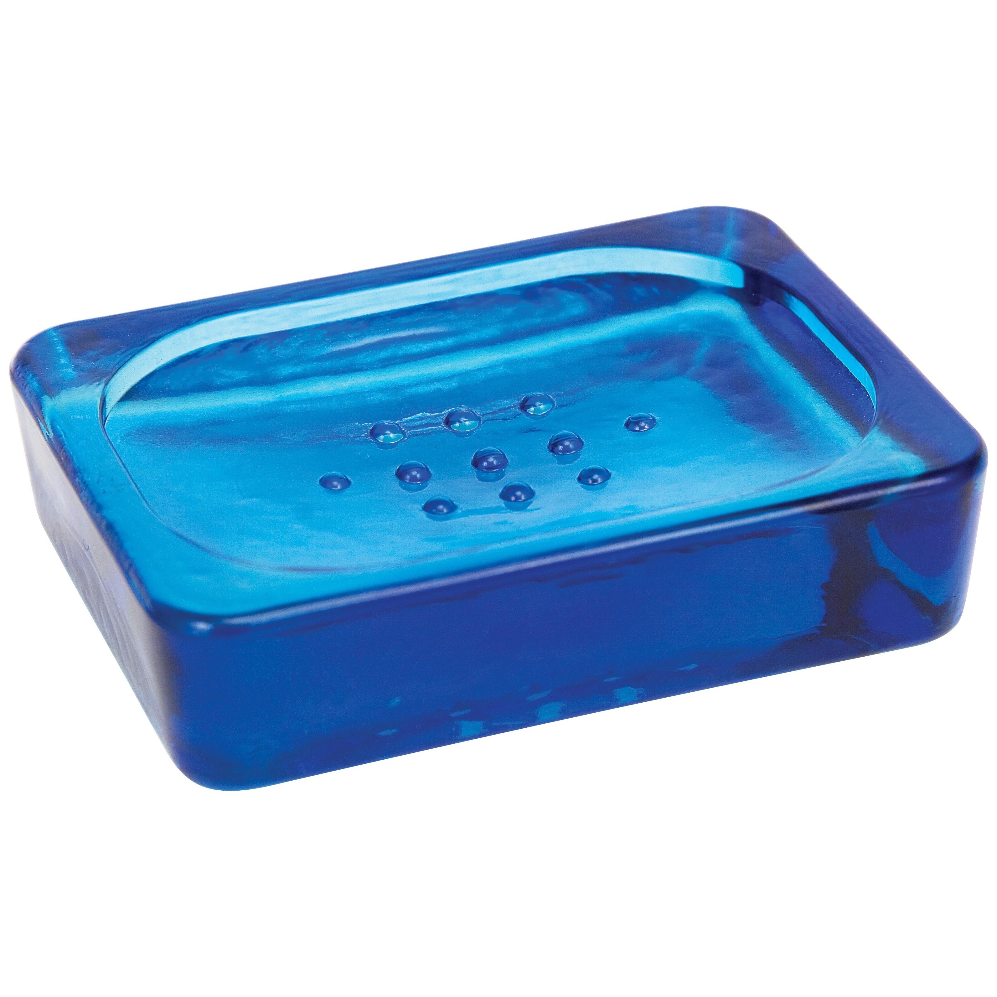 Shop Recycled Blue Glass Soap Dish 1 Or Set Of 2 Overstock 8899870