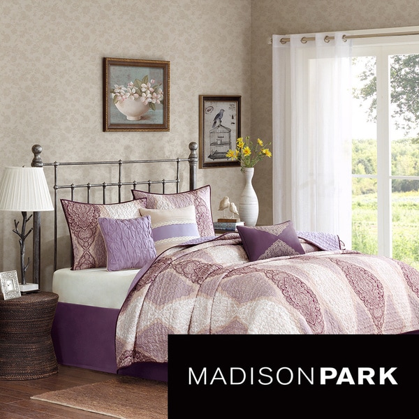 Madison Park Lizette 6 piece Coverlet Set Madison Park Bedspreads