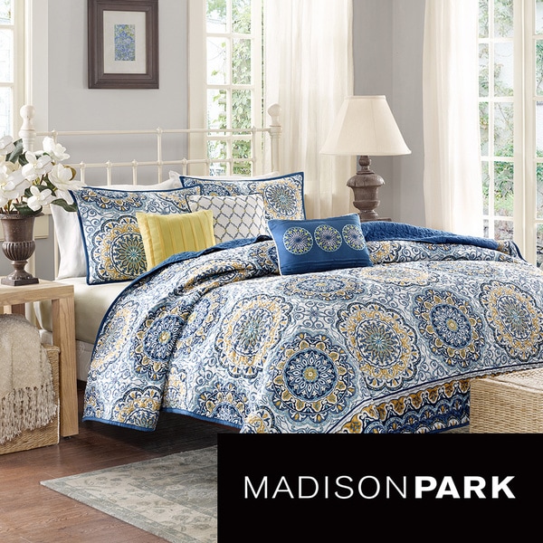 Madison Park Moraga 6 piece Coverlet Set Madison Park Bedspreads