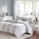 preview thumbnail 2 of 22, Madison Park Caelie 6 Piece Embroidered Quilt Set with Throw Pillows