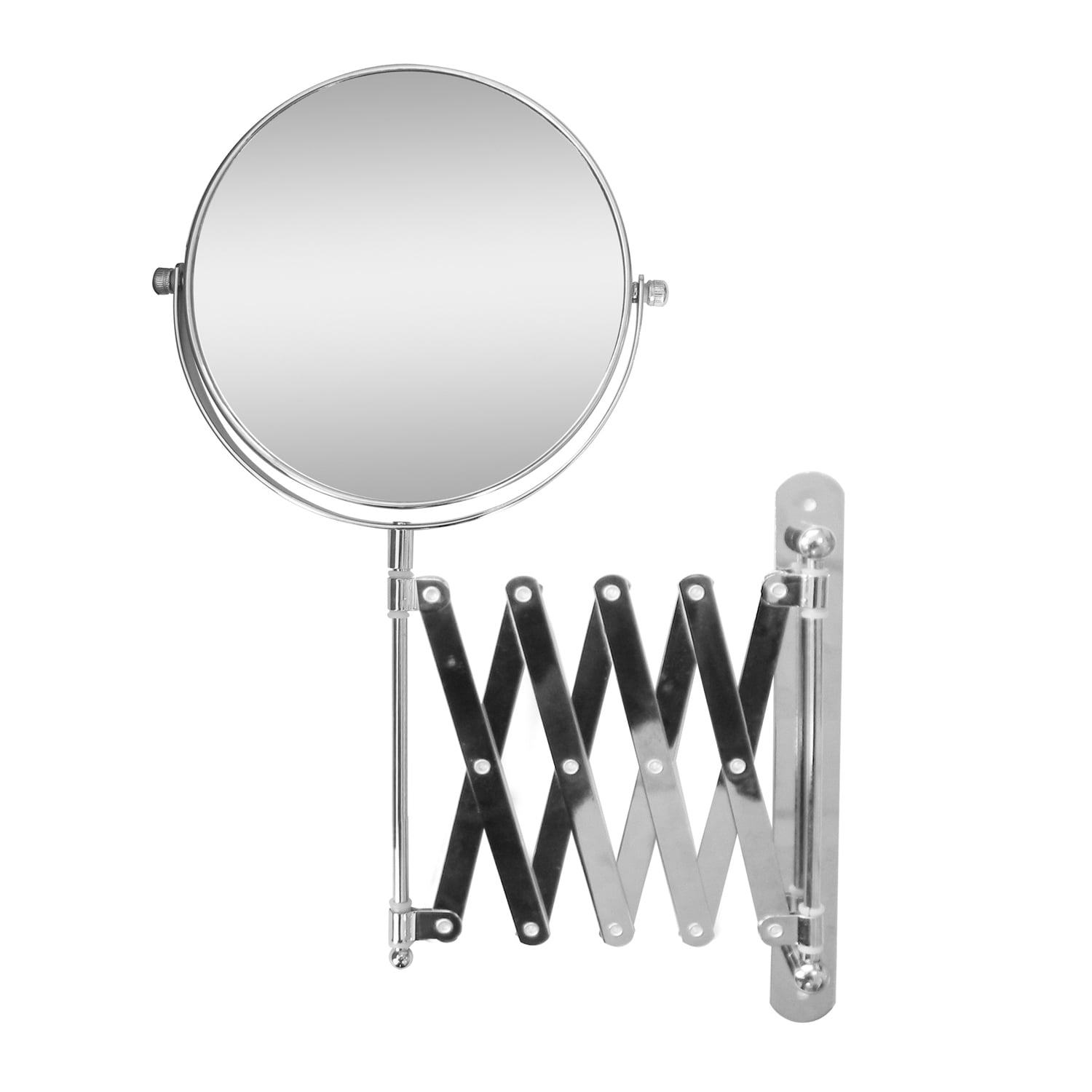 Extendable Wall Mount 2X Magnifying Makeup Mirror by Elegant Chrome eBay