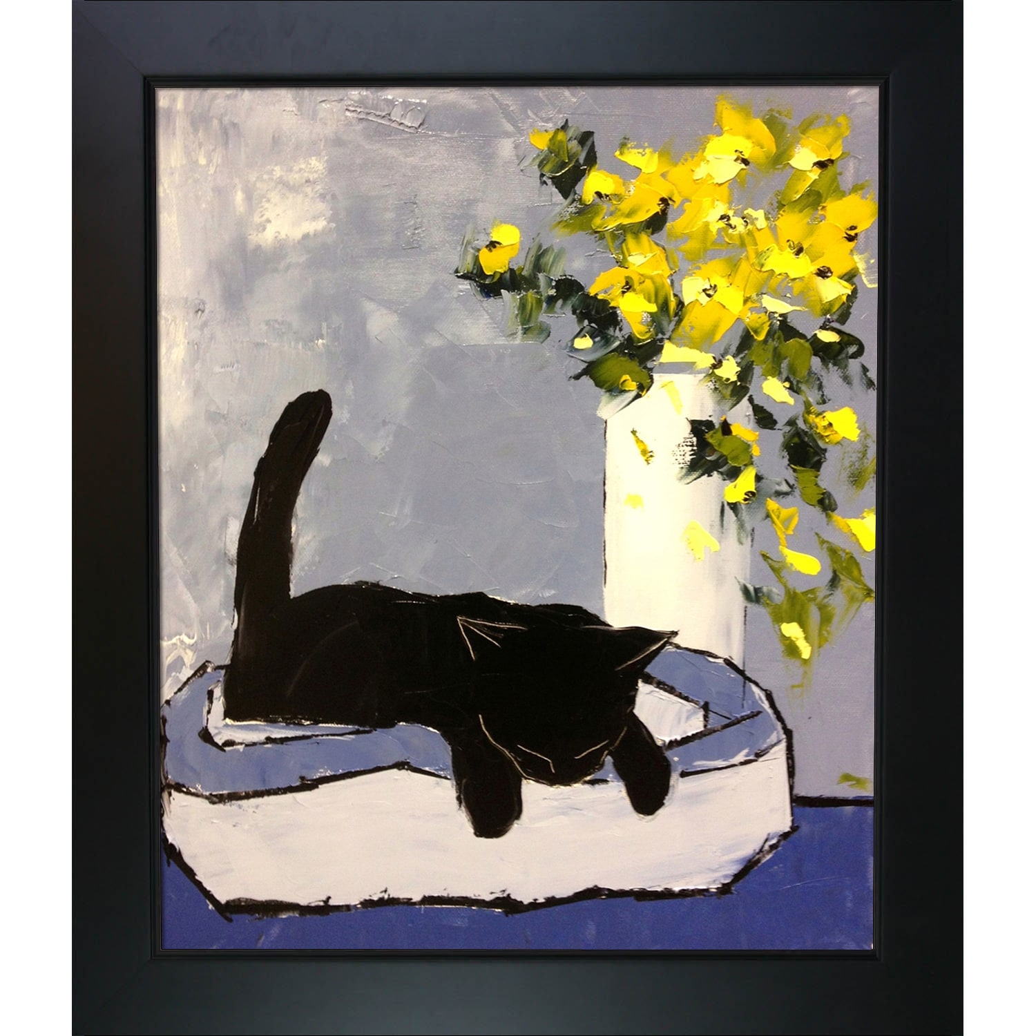 art.com the garden cat framed art print online onl