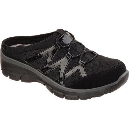 Womens Skechers Relaxed Fit Easy Going Repute Clog Sneaker Black