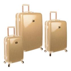 cream luggage set