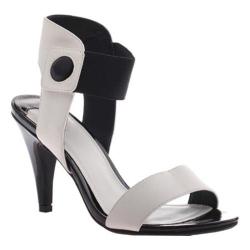 Women's Madeline Jem Sandal White/Black. Opens flyout.