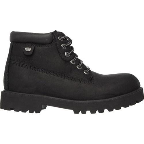 skechers sergeants verdict men's boots black