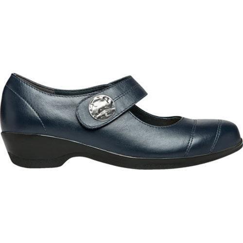 Womens Propet Antonia Mary Jane Navy Full Grain Leather   17417042