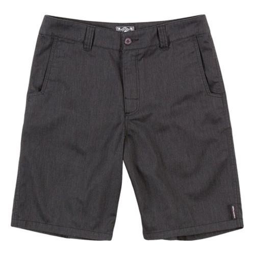 Men's Metal Mulisha Straight Away Short Heather Black - Free Shipping ...