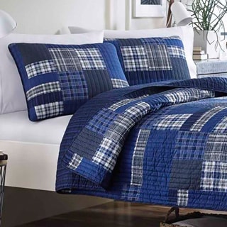 Eddie Bauer Eastmont Cotton Reversible 3-piece Quilt Set - Overstock ...