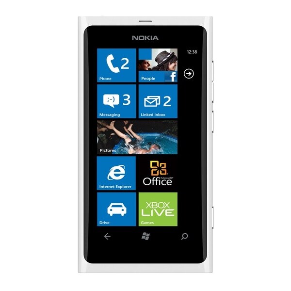 Nokia Lumia 800 Unlocked GSM Windows 7.5 OS Cell Phone   White Nokia Unlocked GSM Cell Phones