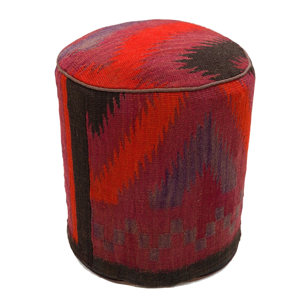 Multi colored Pouf Ottoman