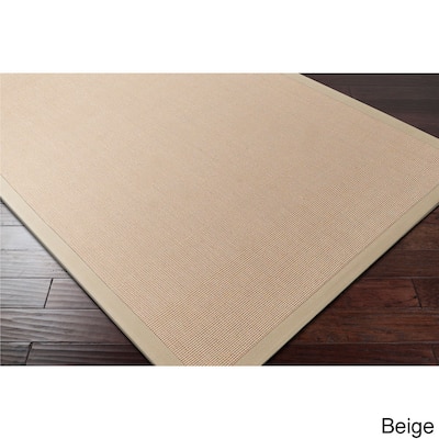 Handwoven Eco Natural Fiber Jute Cotton Bordered Casual Area Rug