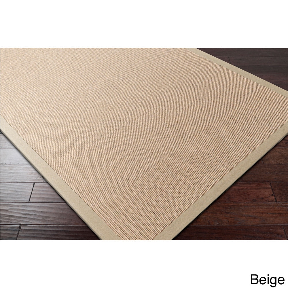 Hand woven Eco Natural Fiber Jute Cotton Bordered Casual Area Rug (2 X 3)