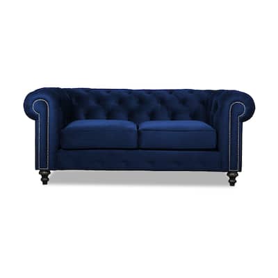 Patrick Chesterfield European Velvet Button-tufted Sofa