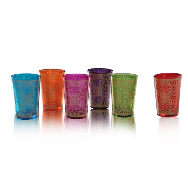 plastic moroccan tea glasses