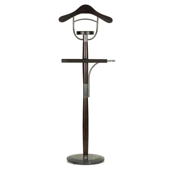Cortesi Home Winfield Executive Marble Base Suit Rack and Valet Stand