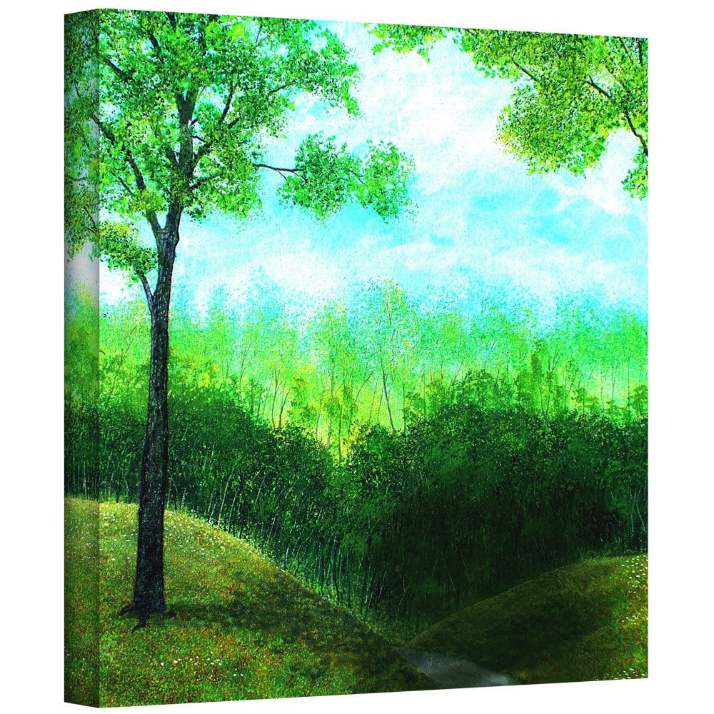 ArtWall Herb Dickinson 'Christians Road' Gallery-Wrapped Canvas - Multi
