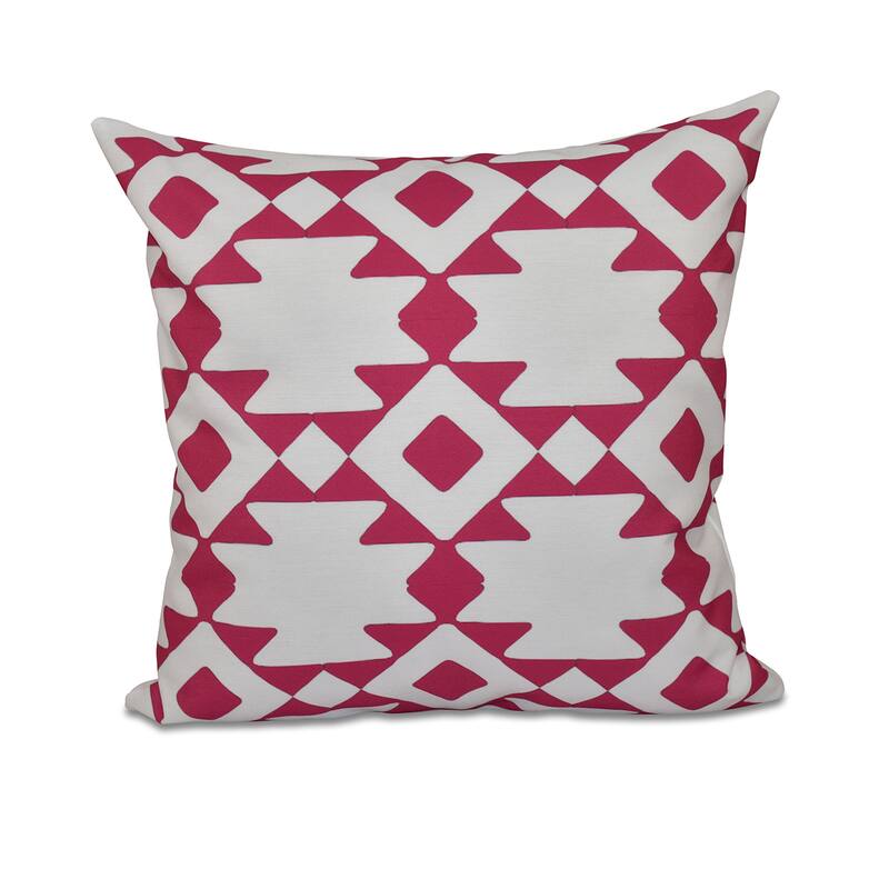 16 x 16-inch Geometric Decorative Throw Pillow