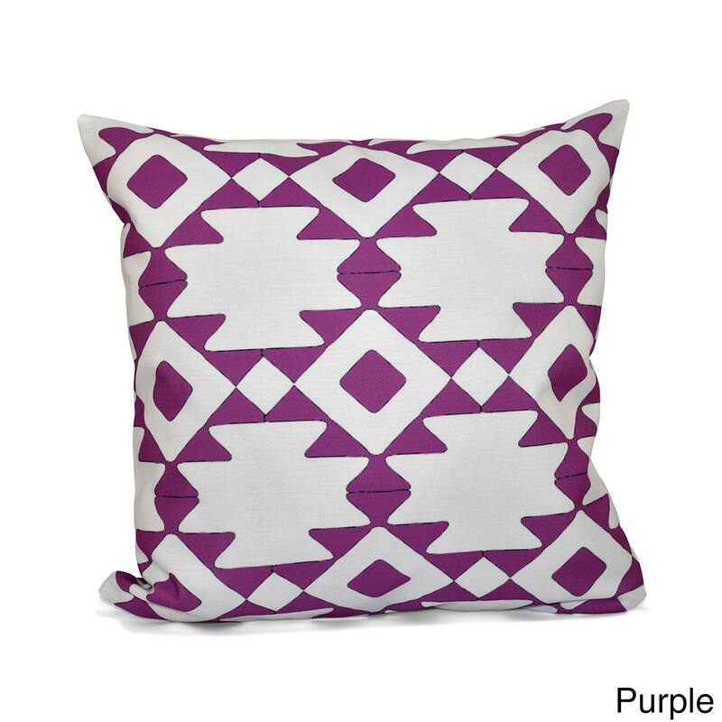 16 x 16-inch Geometric Decorative Throw Pillow