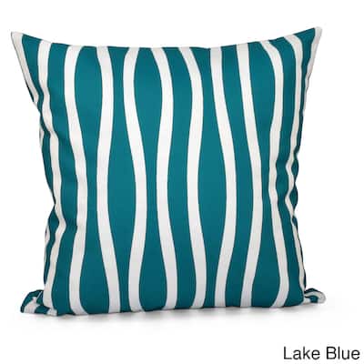20 x 20-inch Curvy Stripe Decorative Throw Pillow