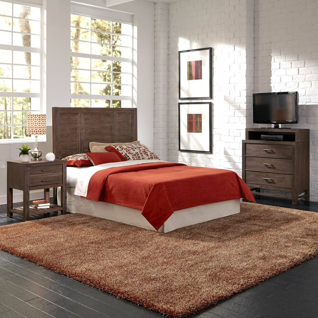 Barnside Headboard, Night Stand, and Media Chest by Home Styles