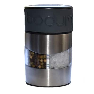 Bodum TWIN Salt and Pepper Grinder Gray
