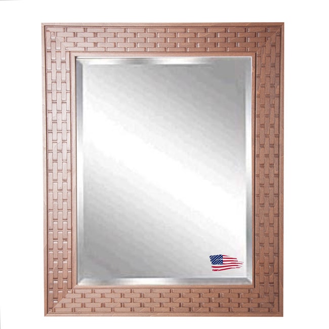 American Made Rayne Brown Bricks Wall Mirror