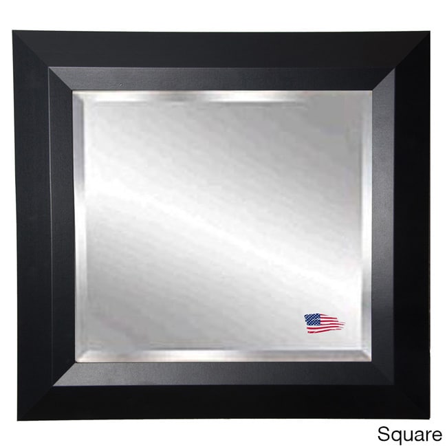 American Made Rayne Black Angle Wall Mirror