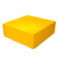 Handmade 44" Softblock Sunshine Yellow Ottoman