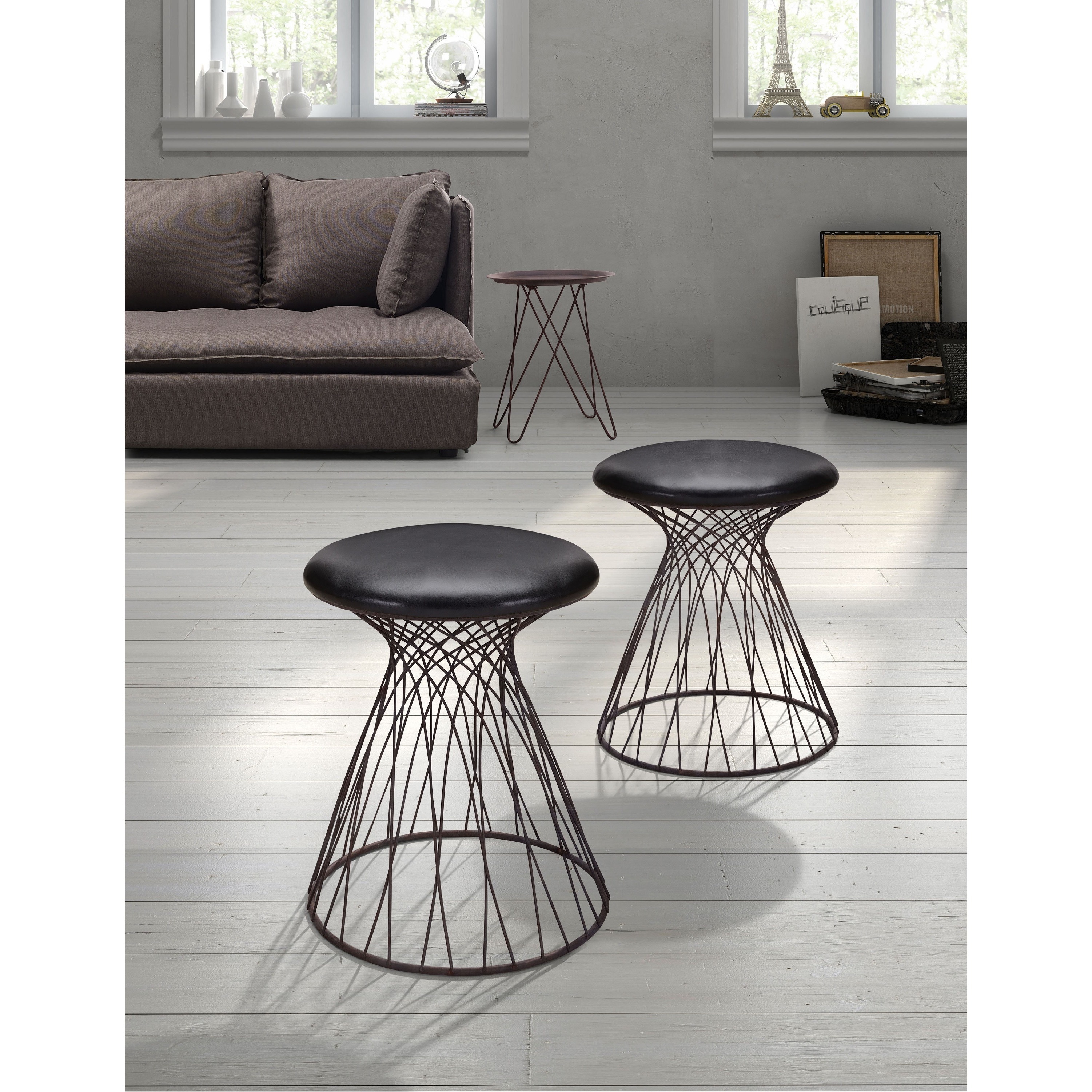 Zuo Pure Spike Metal Stool