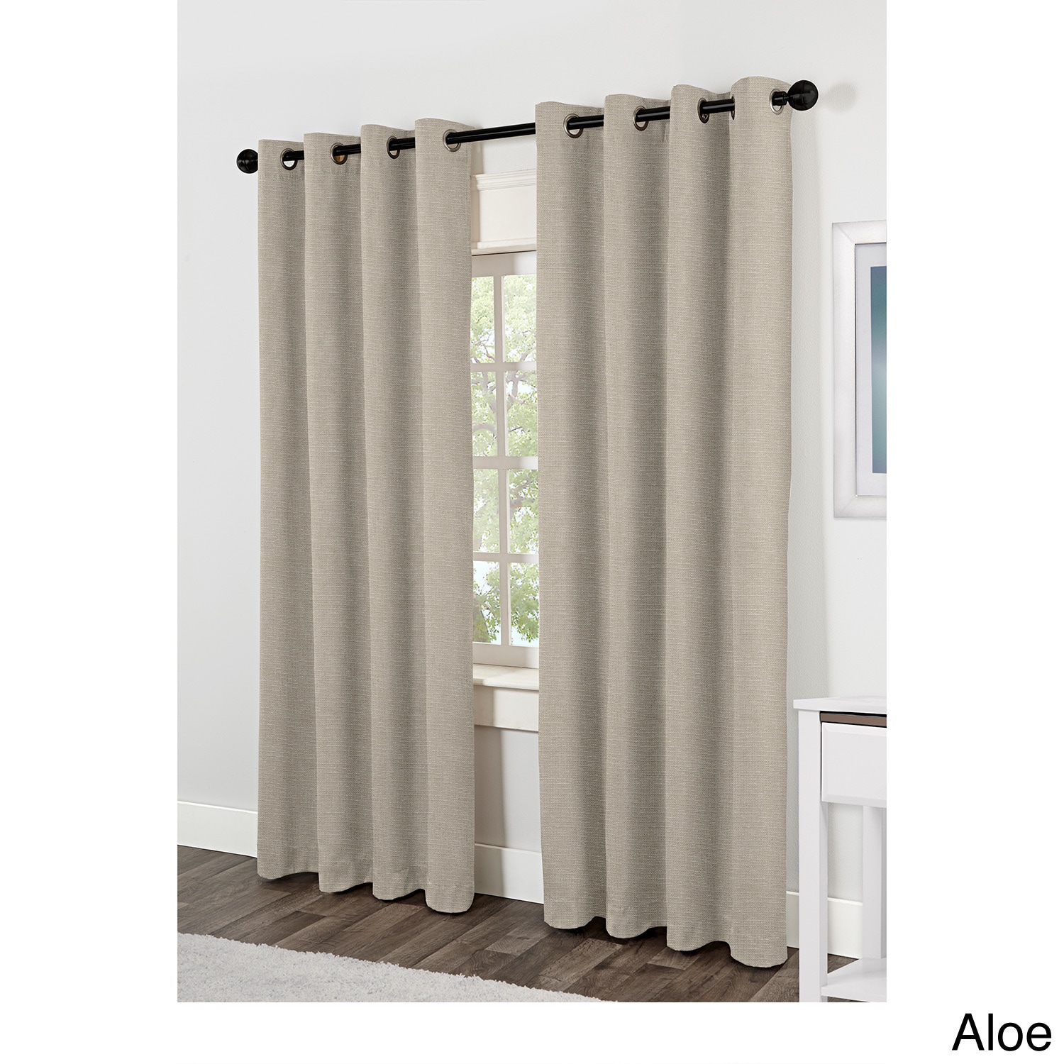 Jakarta Grommet Top 84 Inch Curtain Panel Pair