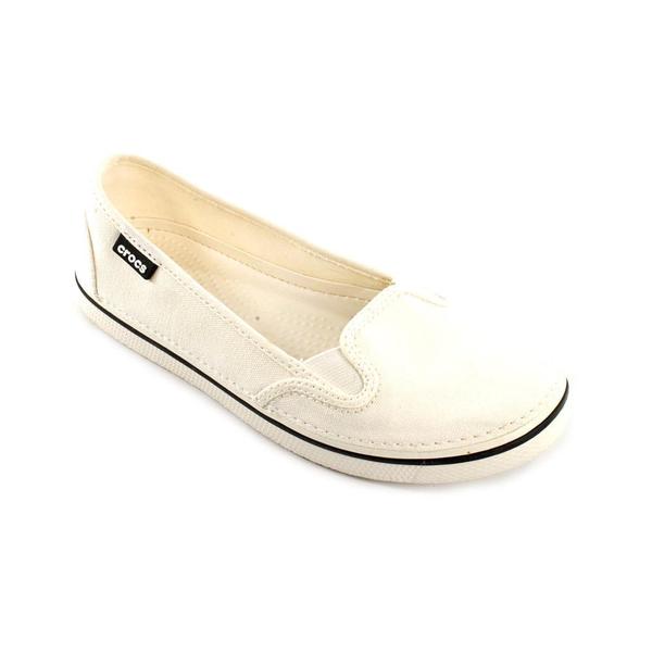 crocs canvas slip on