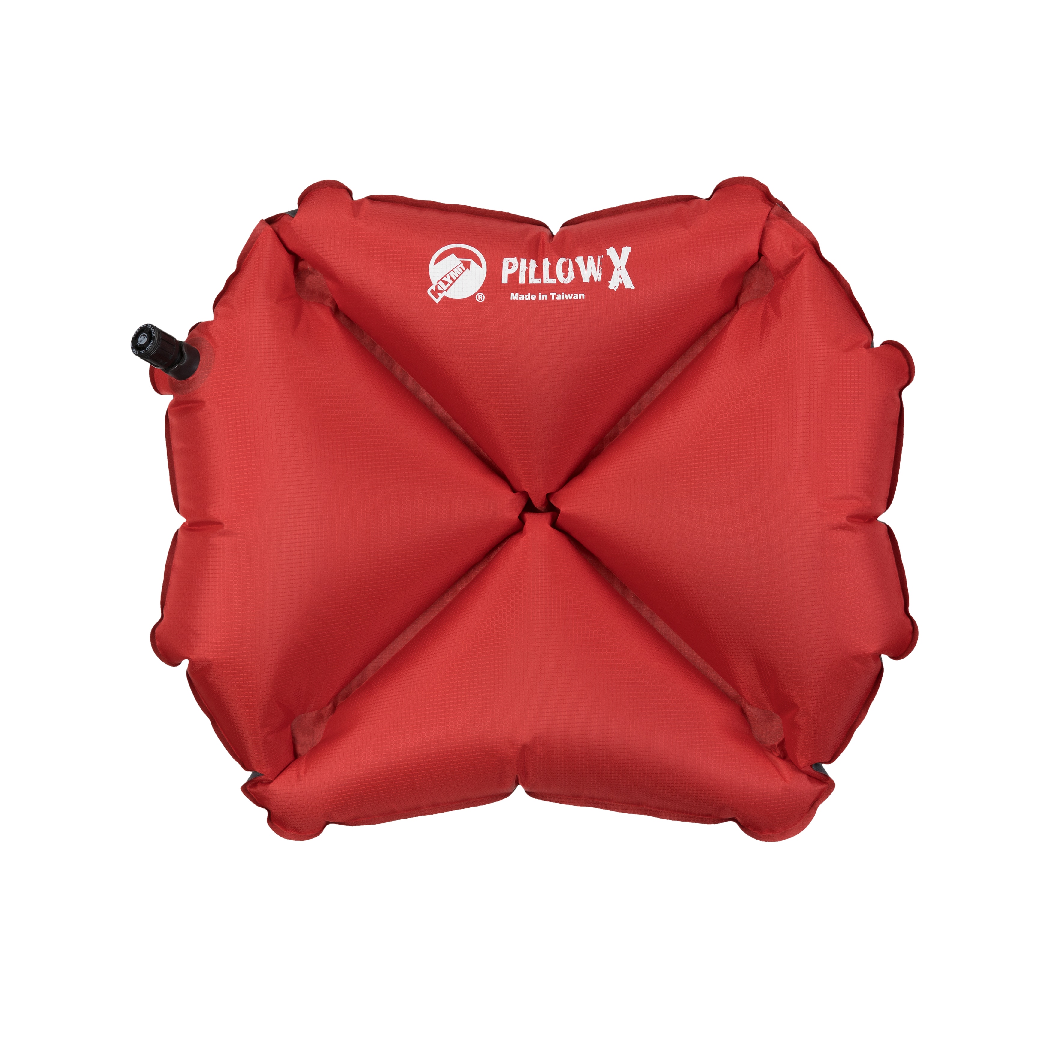 Klymit Red/ Grey X inflatable Pillow