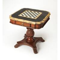 Vintage Wood and Stone Game Table