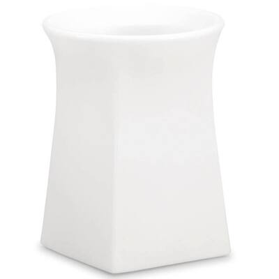 Solid White Illuminated Flower Pot