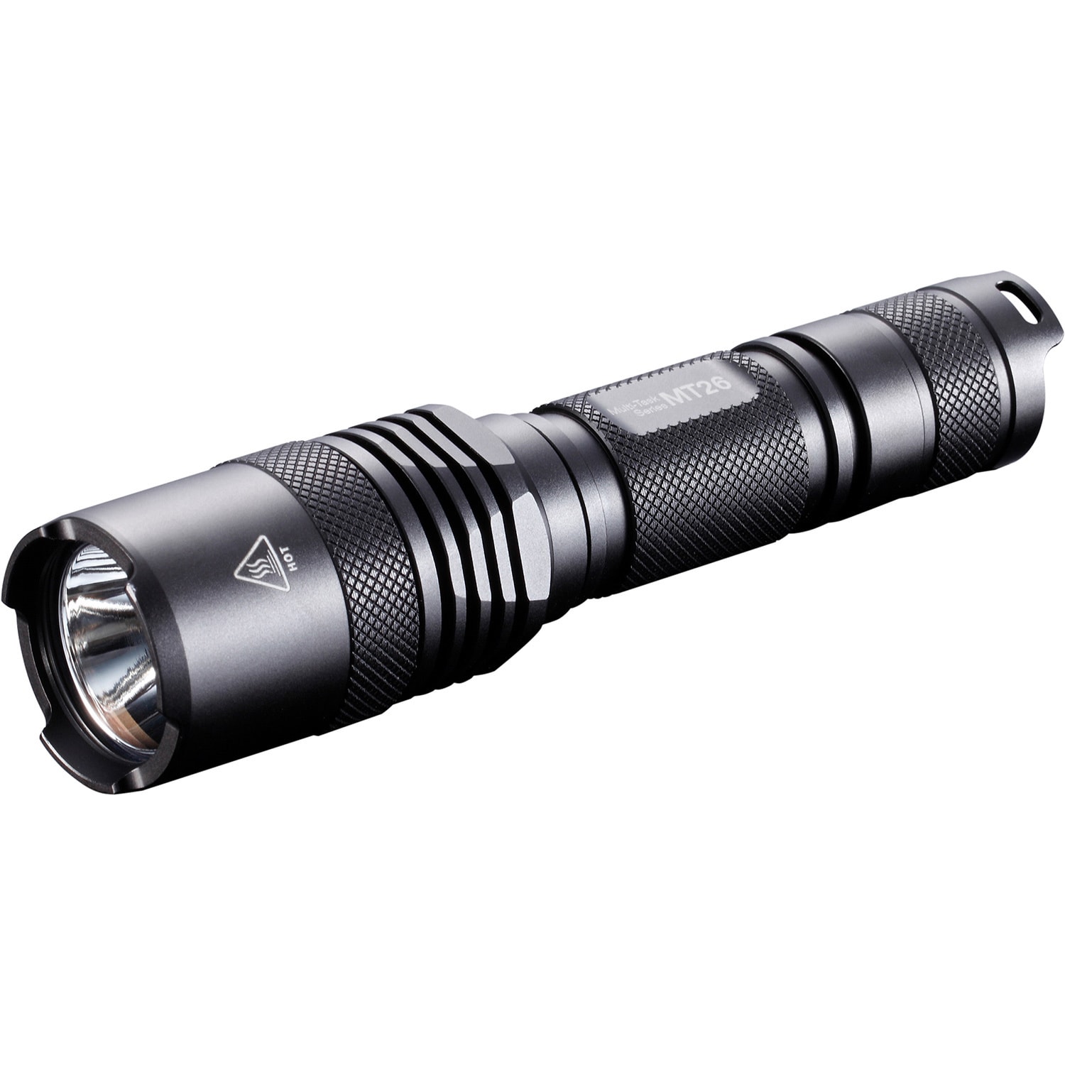 Nitecore Mt26 Flashlight (BlackLength 5.87 inchesHead diameter 1.34 inchesTail diameter 1 inchWeight 4.7 ounces )