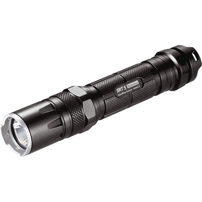 Nitecore Srt5 Detective Flashlight (GreyLength 5.35 inchesHead diameter 1 inchTube diameter 0.96 inchesWeight 2.72 ounces )