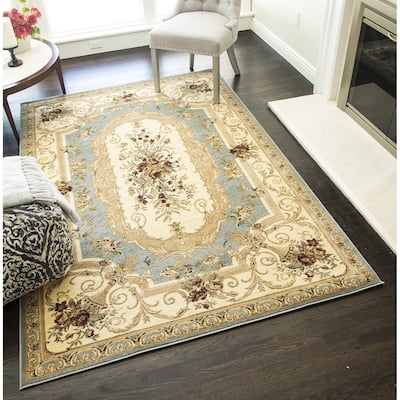 Faith Vintage Traditional Area Rug By Rugs America - 5'3 x 7'10"