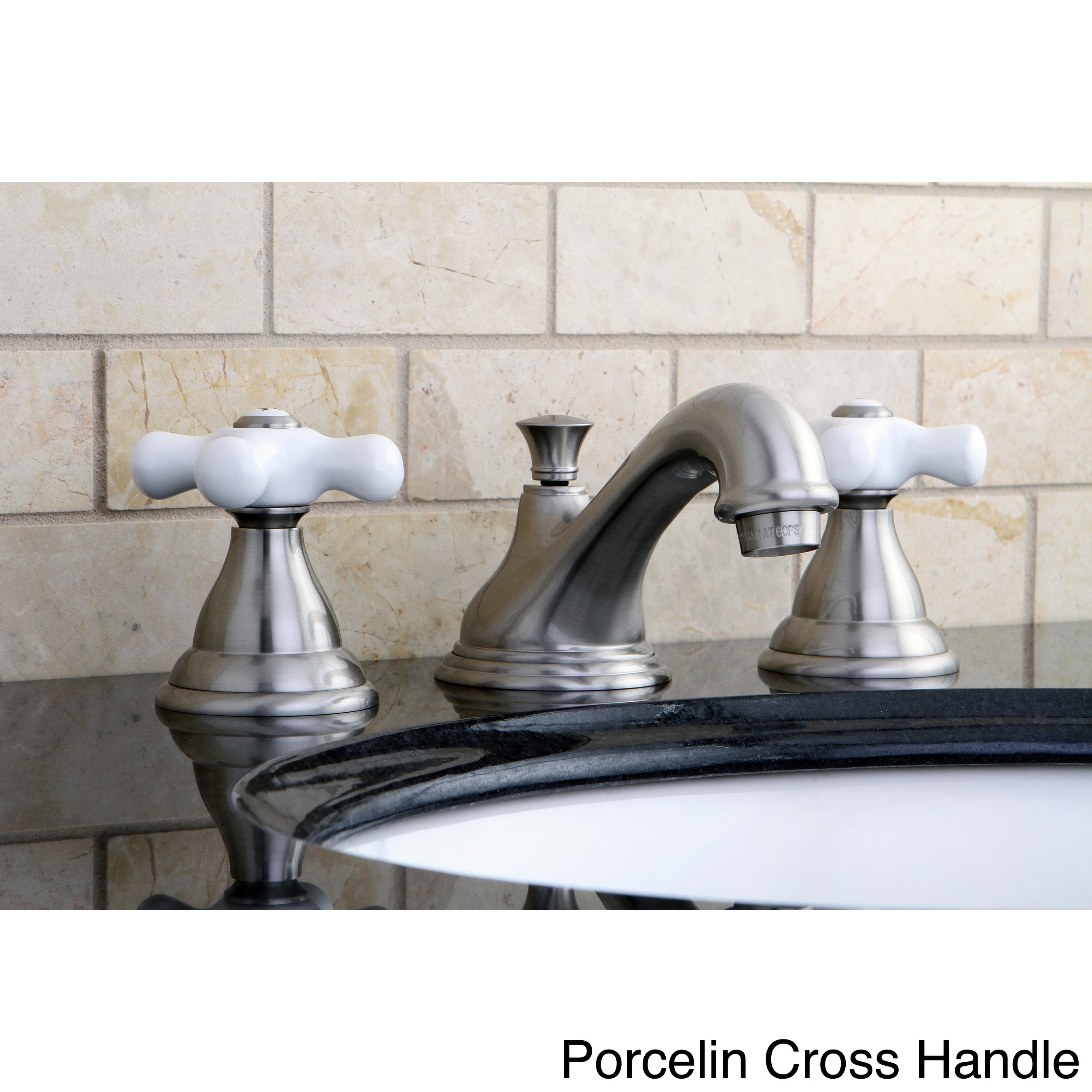 Contemporary Pks5568al Satin Nickel Widespread Bathroom Faucet