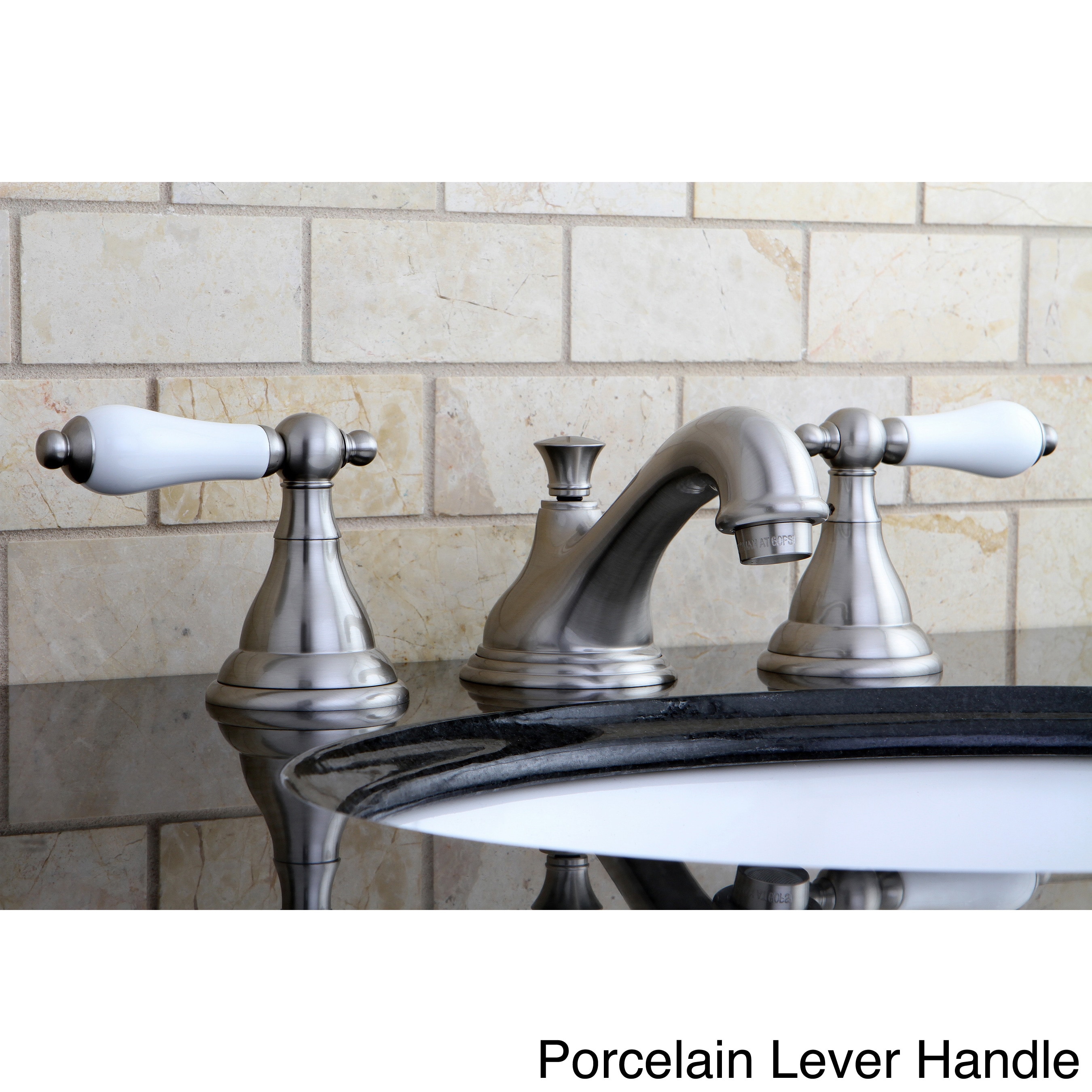 Contemporary Pks5568al Satin Nickel Widespread Bathroom Faucet