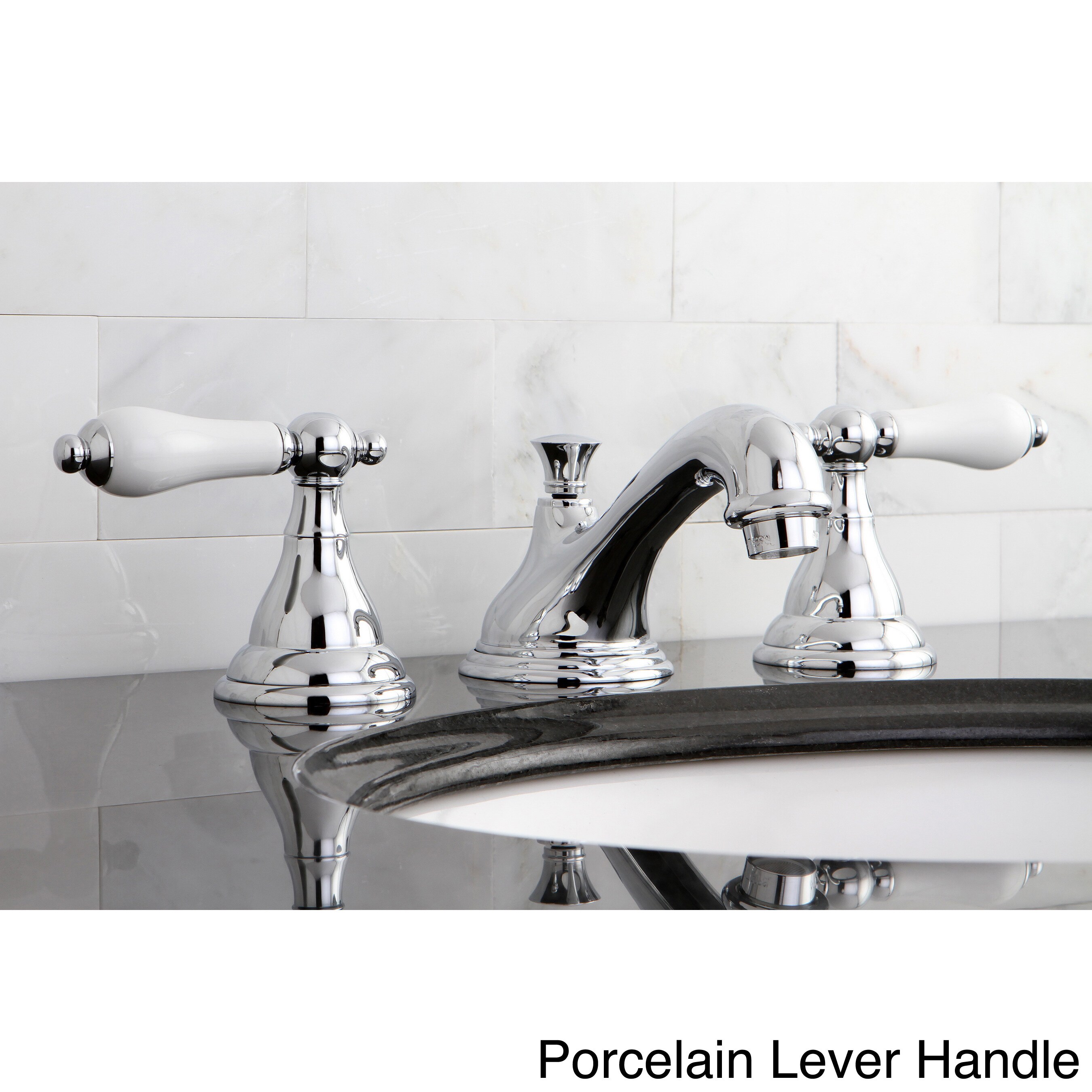 Contemporary Pks5561al Polished Chrome Widespread Bathroom Faucet