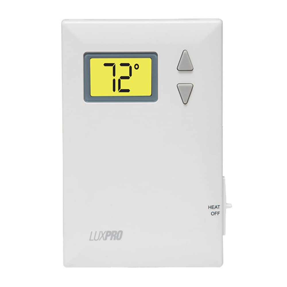 Luxpro Psd010b Digital 2 wire Heat Only Thermostat